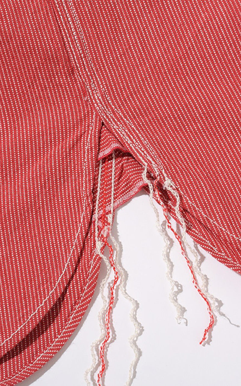 Sugar Cane SC25511 Jean Cord Work Shirt Red
