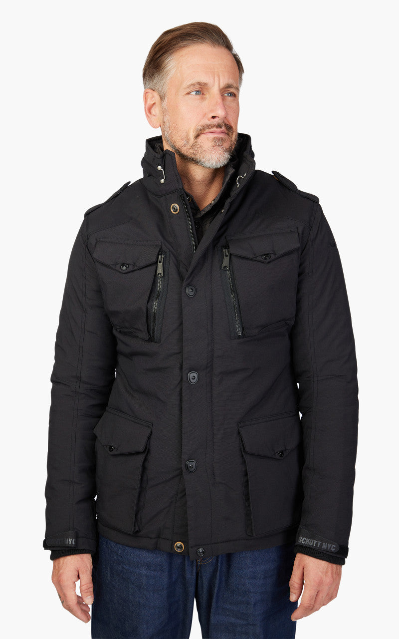 Schott NYC Field Jacket Black