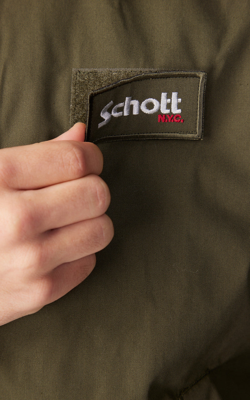 Schott NYC B18 Pilot Jacket Dark Khaki