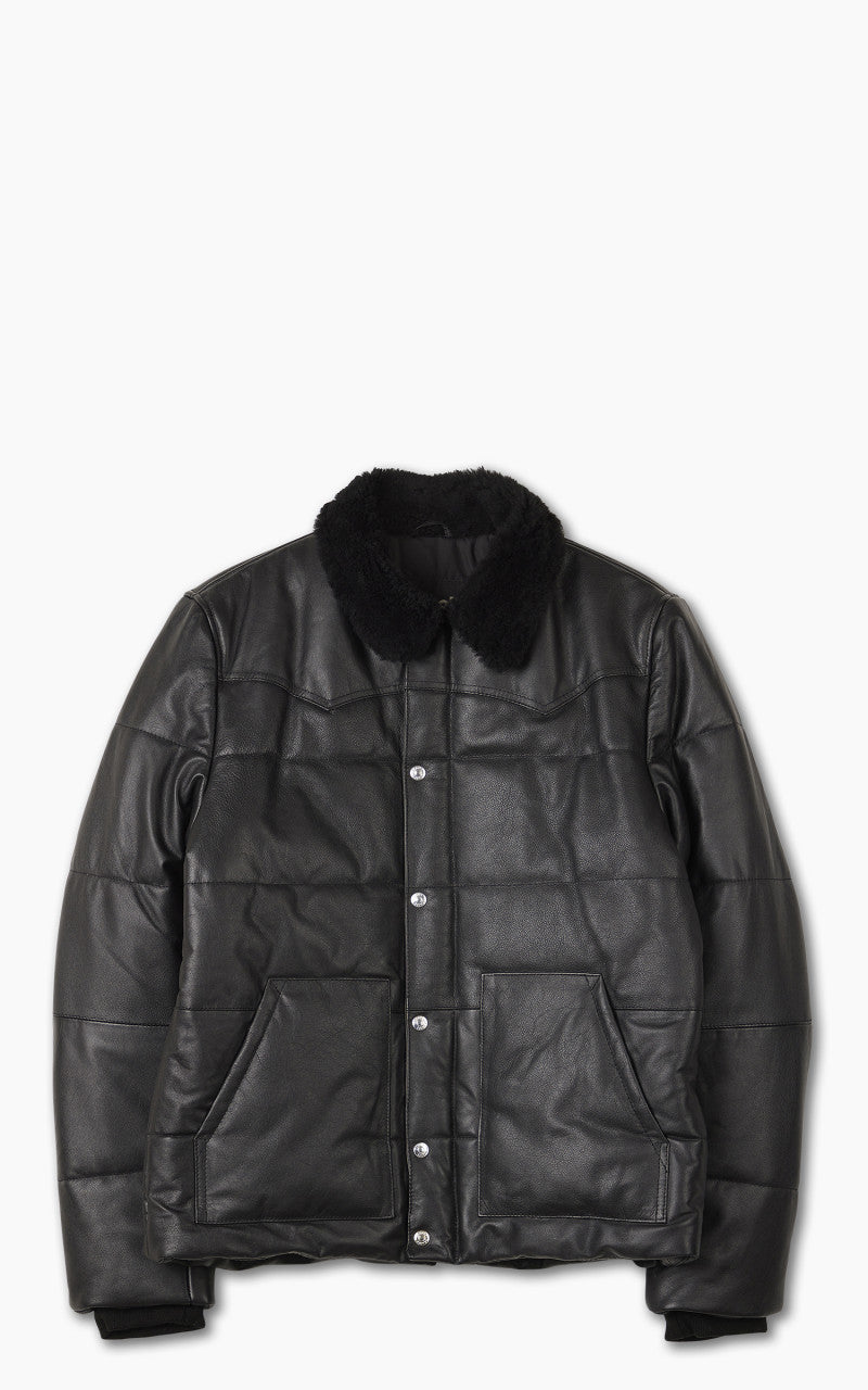 Schott NYC LCDAYTON Rancher Puffer Jacket Black/Black