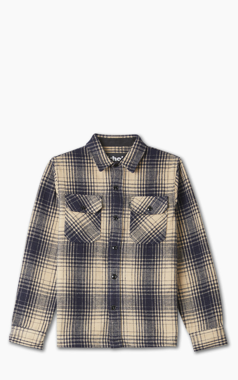 Schott NYC Overshirt Dark Navy Check