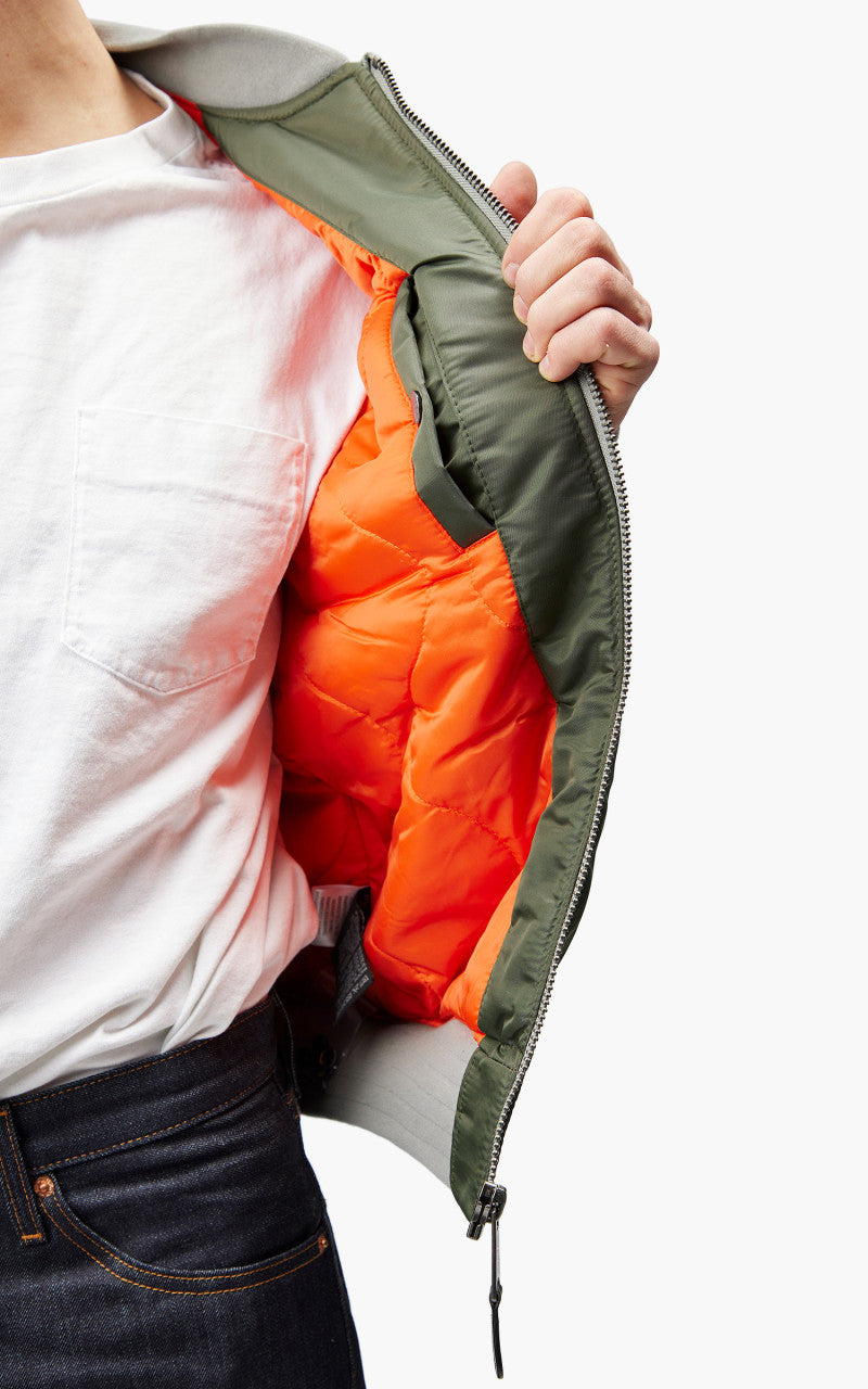 Schott NYC Airforce RS Bomber Jacket Sage Khaki