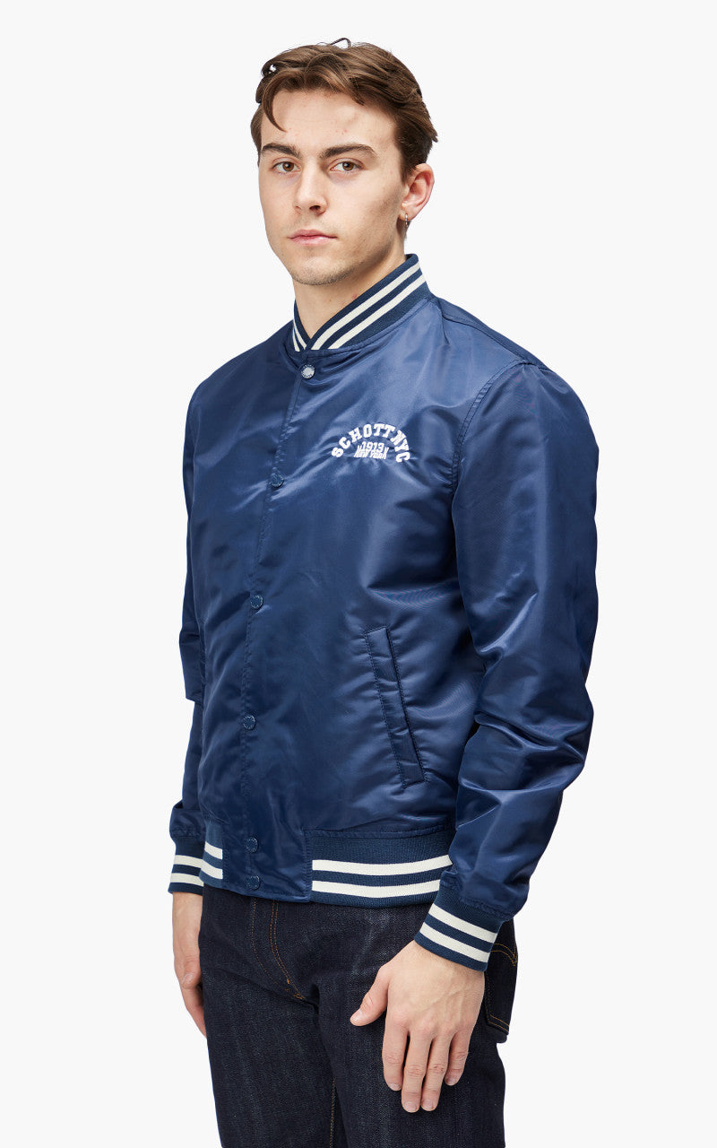 Schott NYC Princeton1 Varsity Jacket Midnight