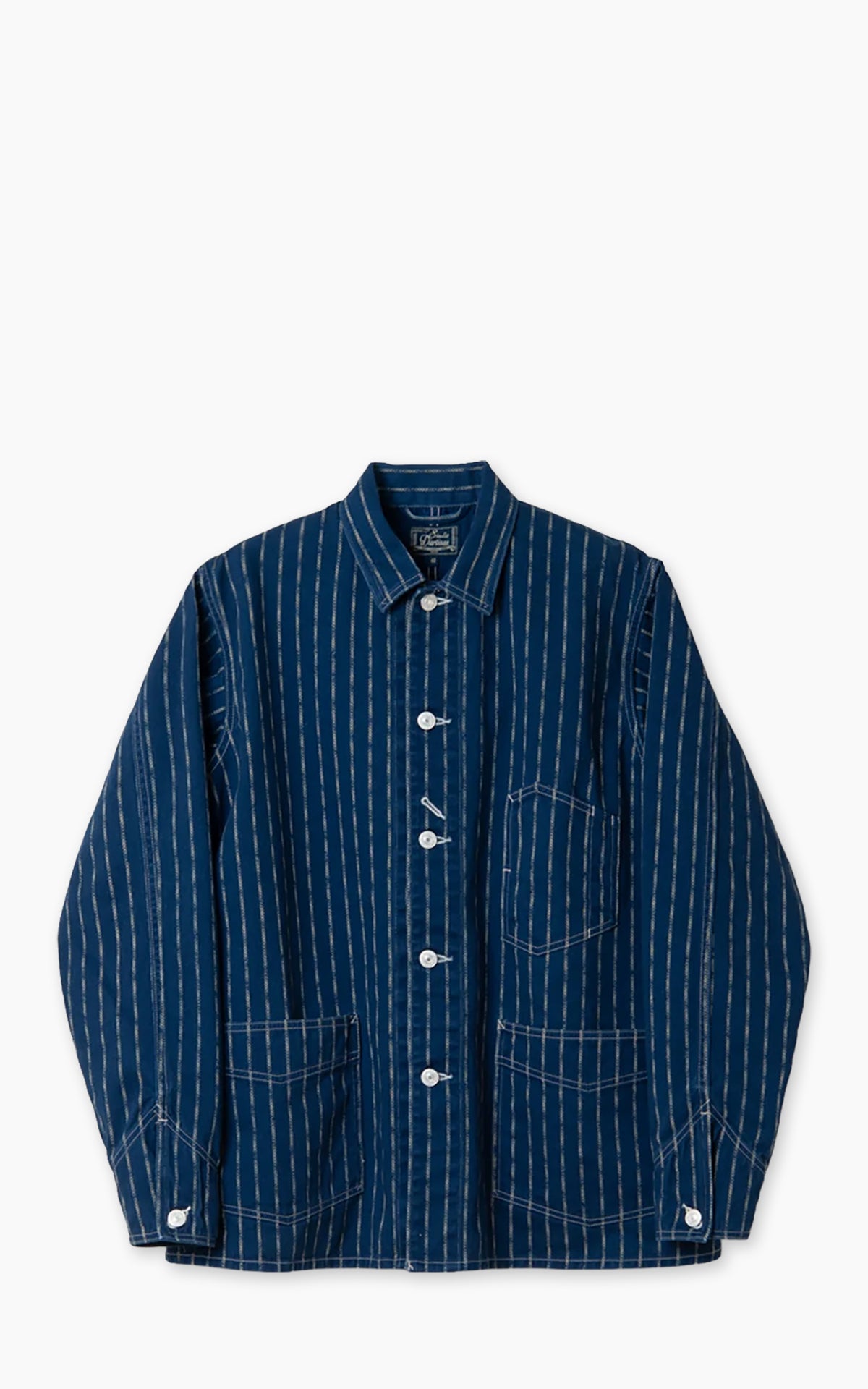 Studio D'Artisan 4654 Ring Wabash Coverall Jacket Indigo