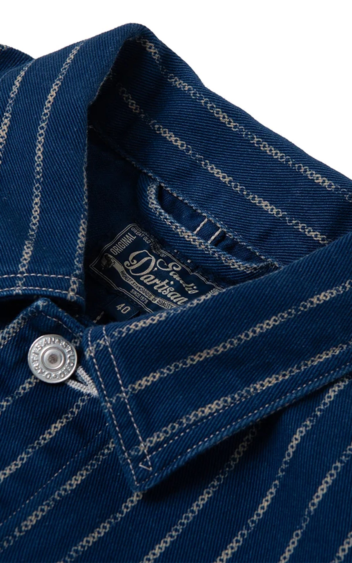 Studio D'Artisan 4654 Ring Wabash Coverall Jacket Indigo