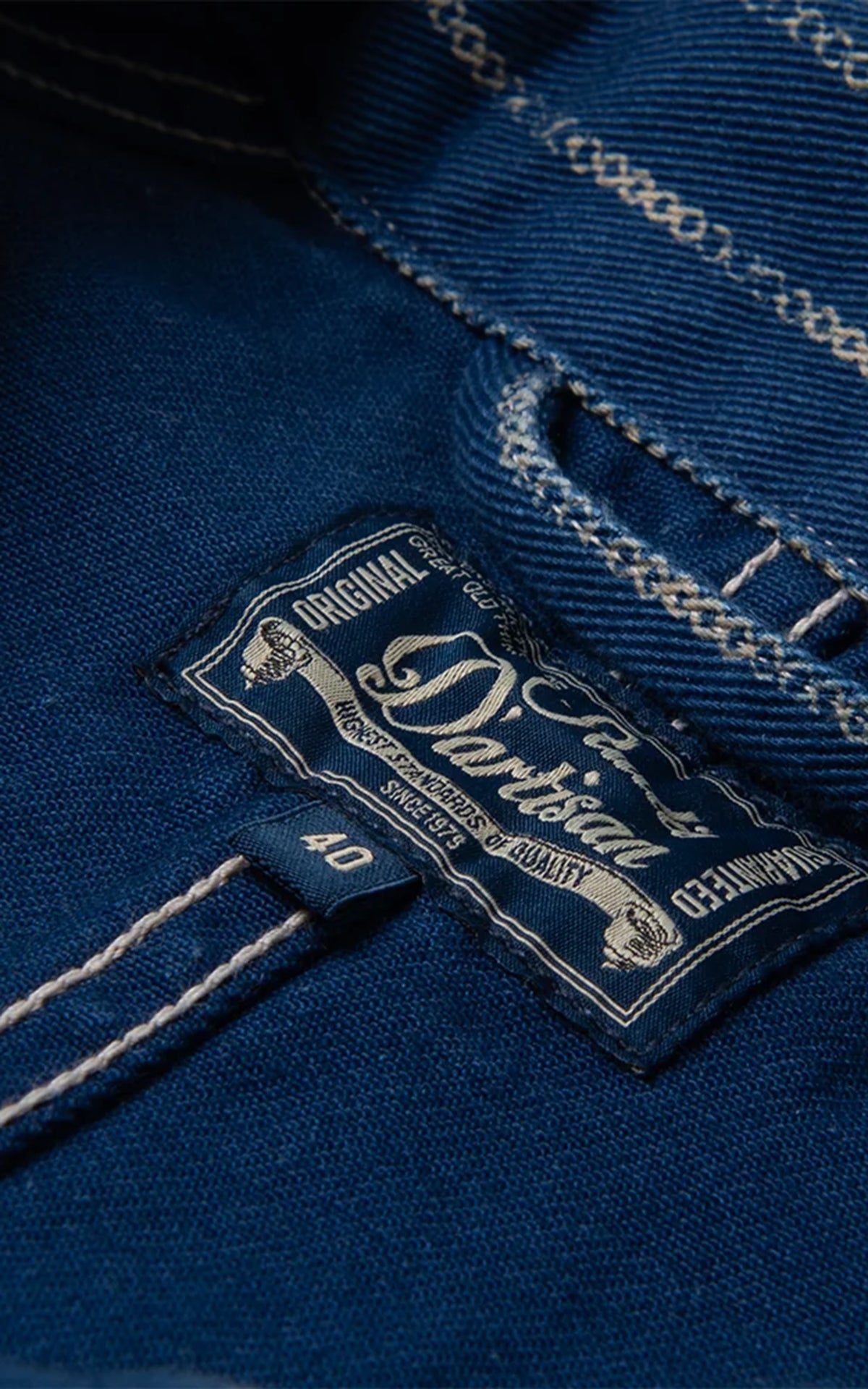 Studio D'Artisan 4654 Ring Wabash Coverall Jacket Indigo