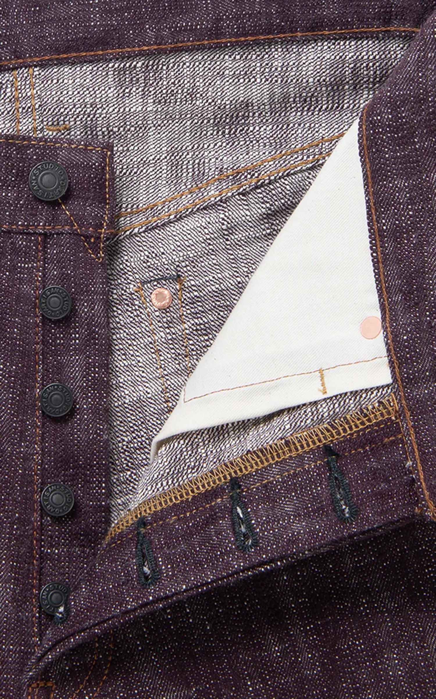 Studio D'Artisan D1904 FUTA-AI Regular Straight Selvedge Jeans One Wash Indigo