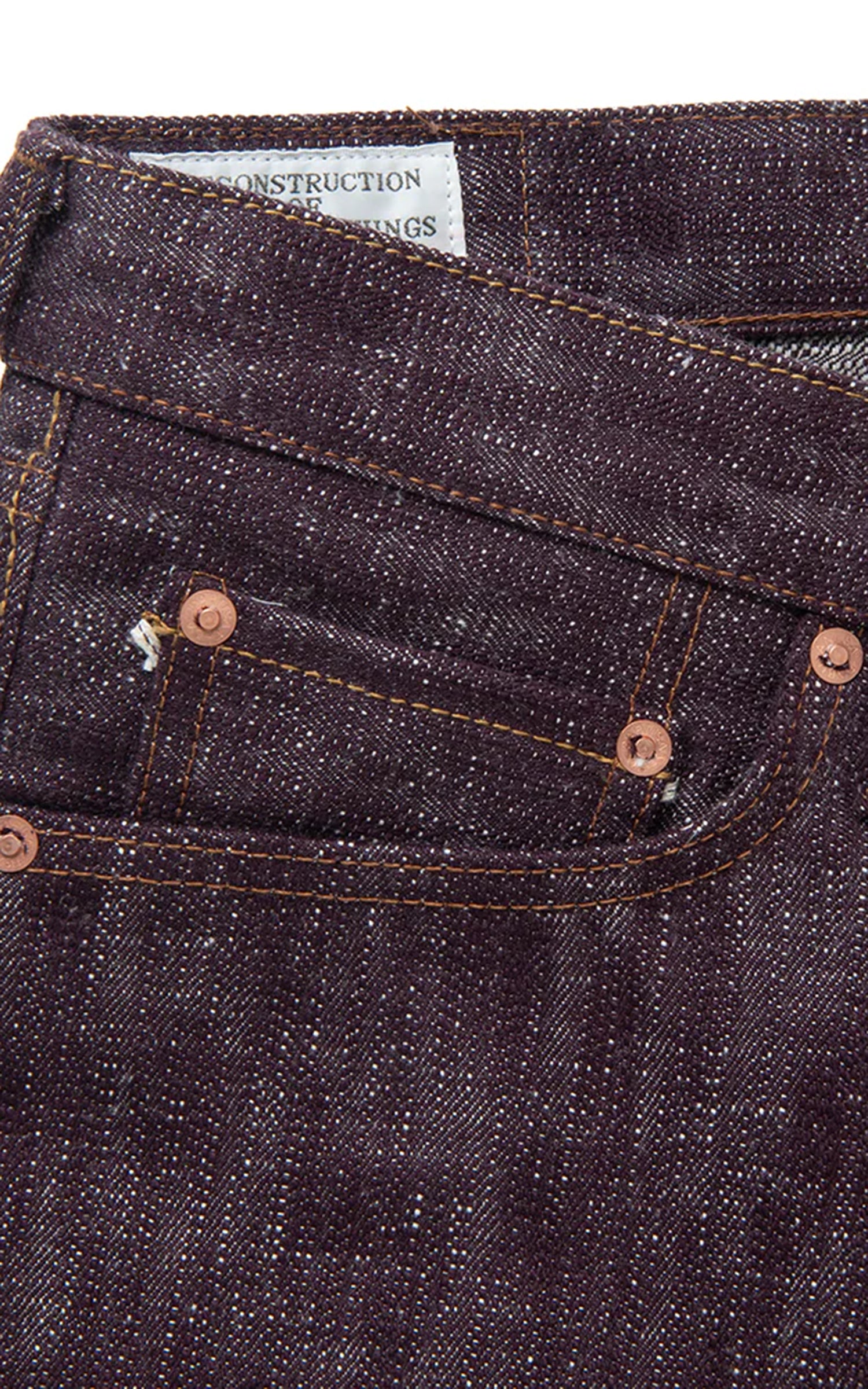 Studio D'Artisan D1904 FUTA-AI Regular Straight Selvedge Jeans One Wash Indigo