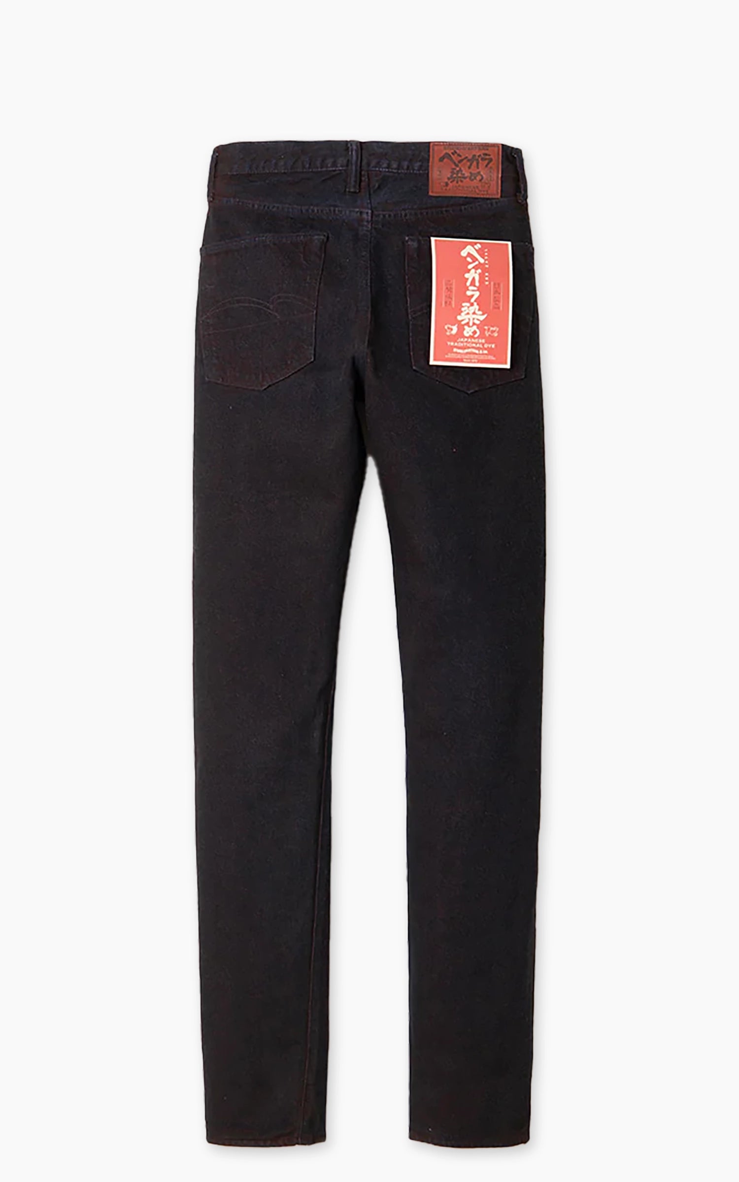 Studio D'Artisan D1908 "Begala-Dye" Relaxed Tapered Selvedge Jeans Indigo/Red
