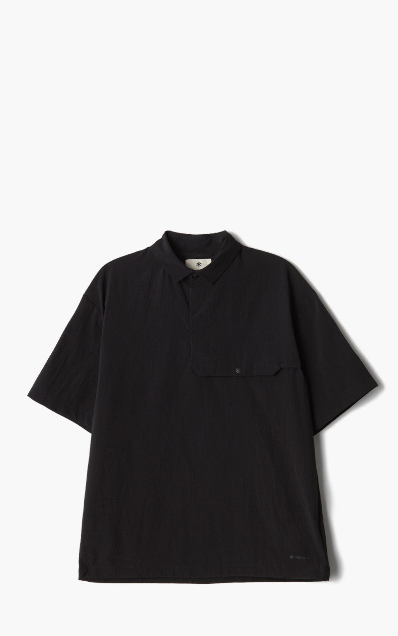 Snow Peak Quick Dry Polo Shirt Black