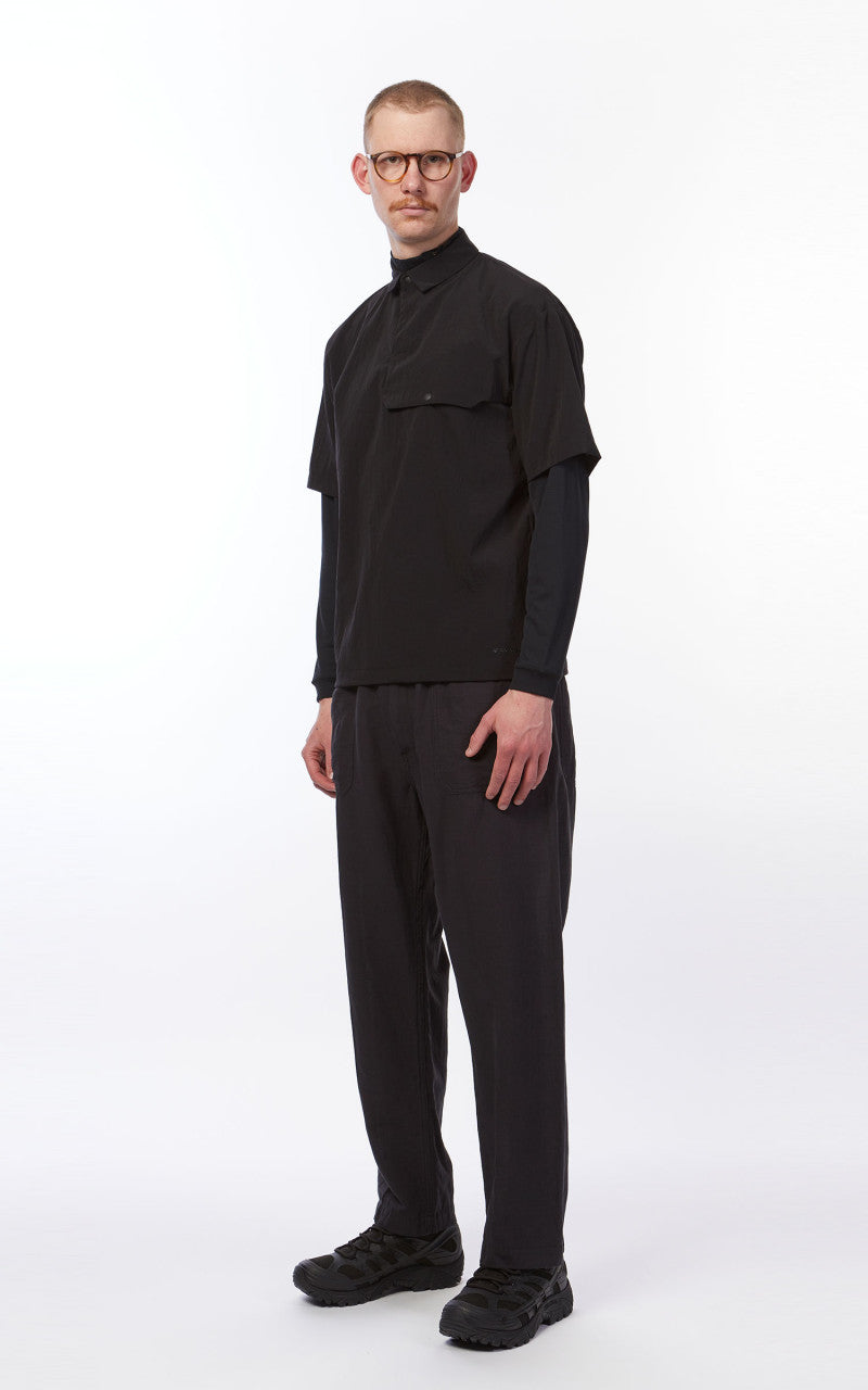 Snow Peak Quick Dry Polo Shirt Black