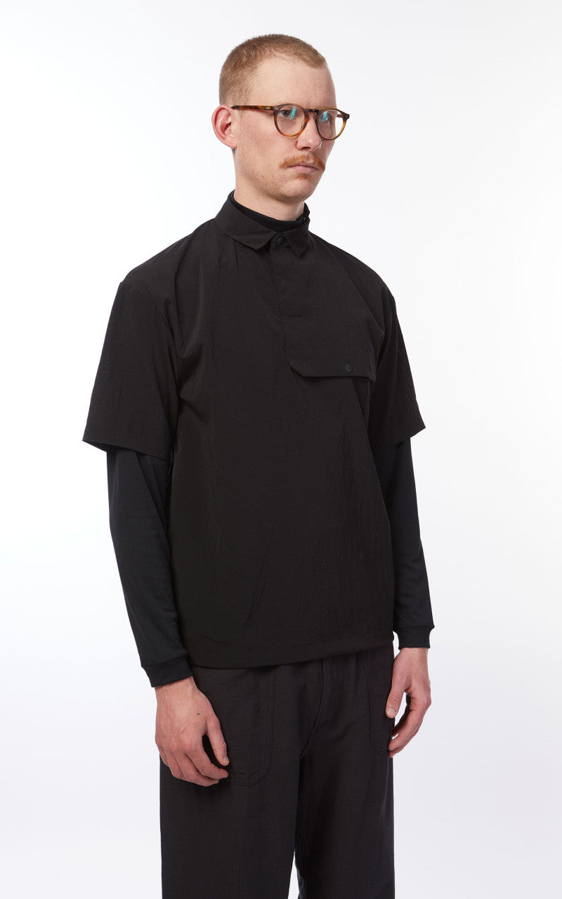 Snow Peak Quick Dry Polo Shirt Black