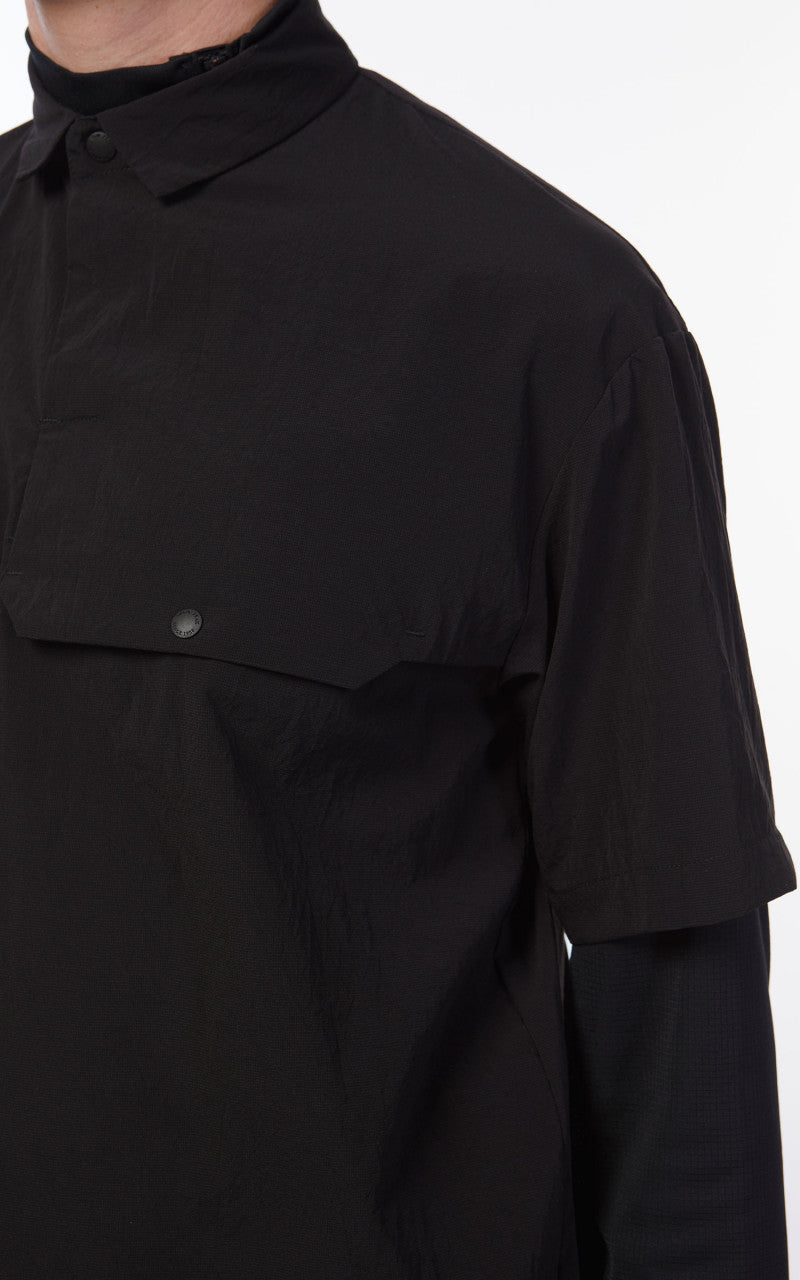 Snow Peak Quick Dry Polo Shirt Black
