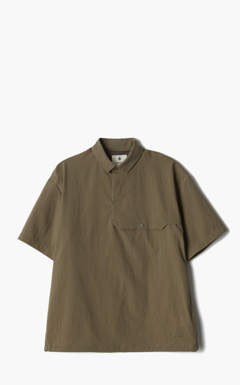 Snow Peak Quick Dry Polo Shirt Brown
