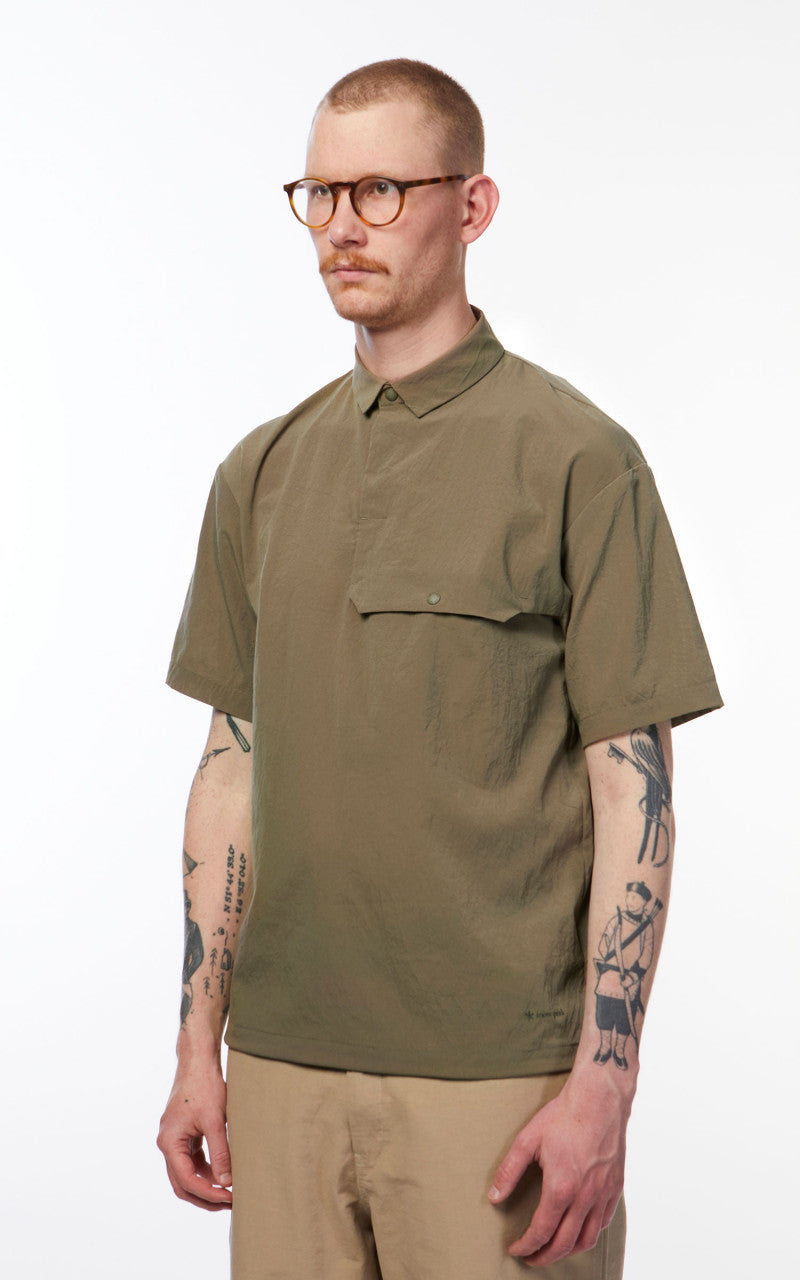 Snow Peak Quick Dry Polo Shirt Brown