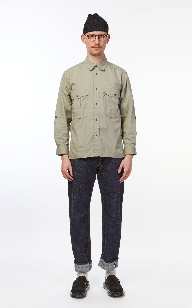 Snow Peak Takibi Light Ripstop Shirt Beige