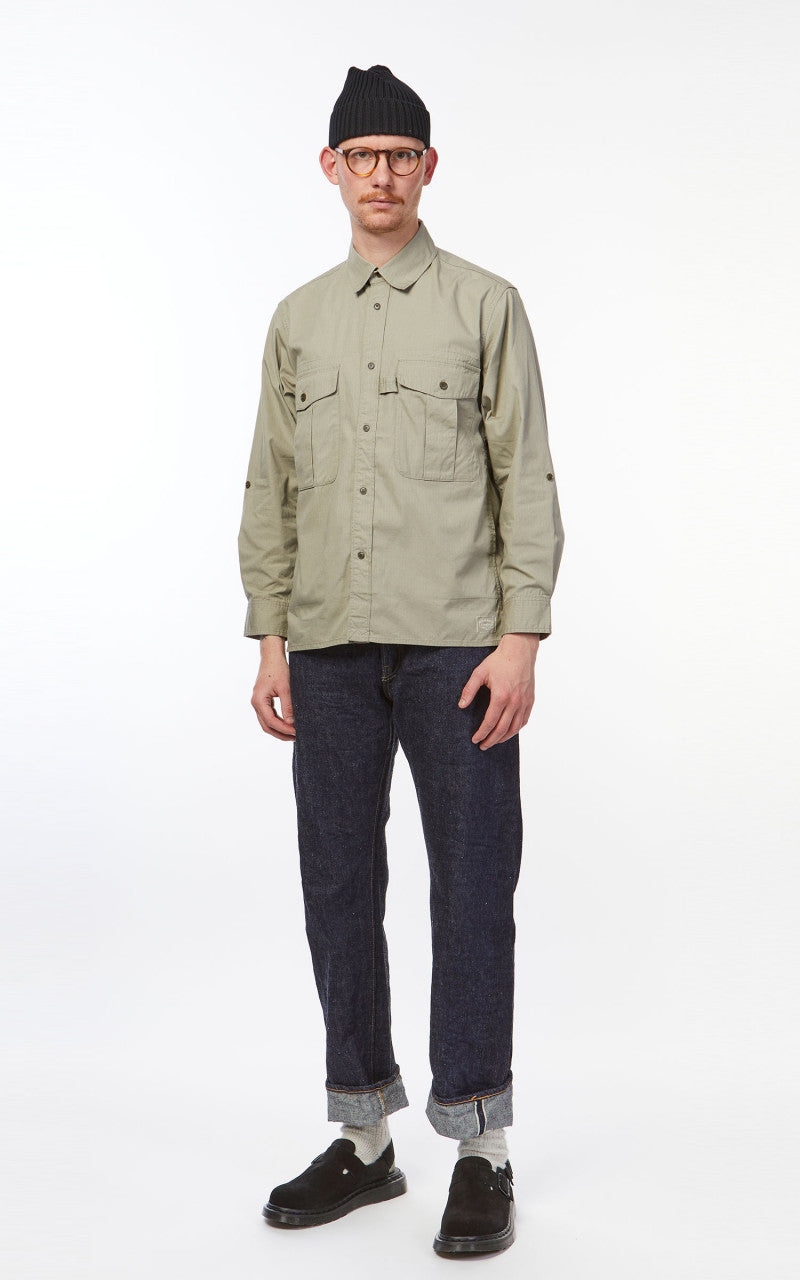 Snow Peak Takibi Light Ripstop Shirt Beige