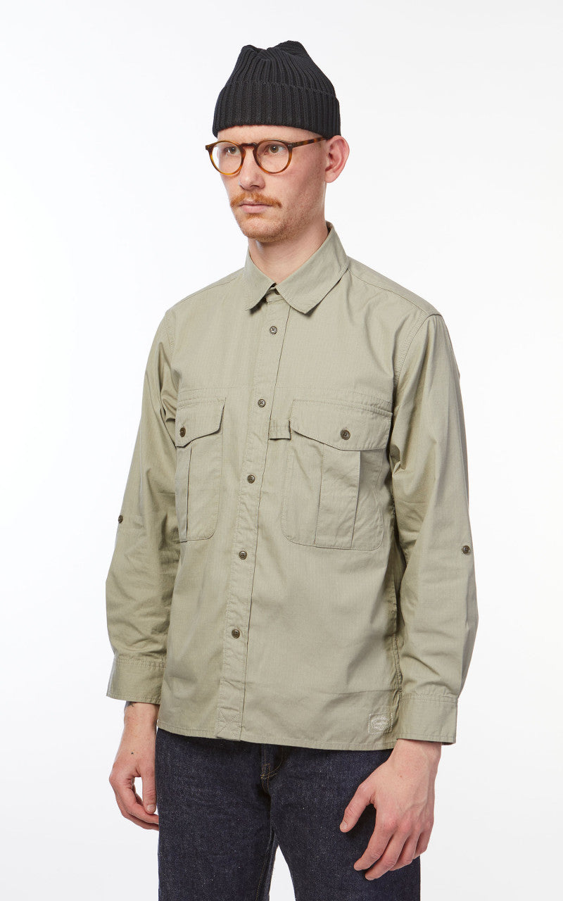 Snow Peak Takibi Light Ripstop Shirt Beige