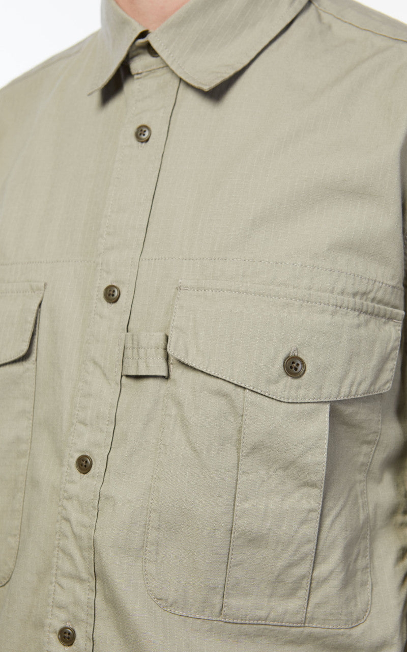 Snow Peak Takibi Light Ripstop Shirt Beige