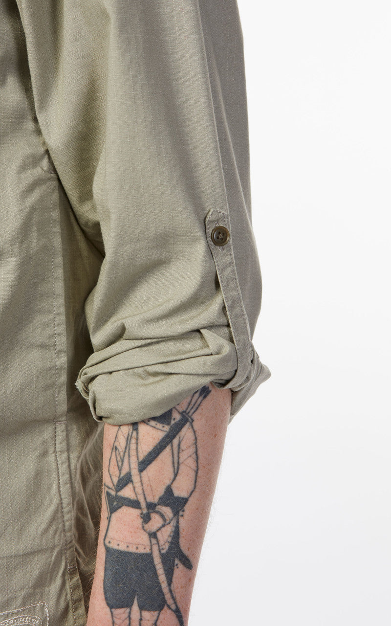 Snow Peak Takibi Light Ripstop Shirt Beige