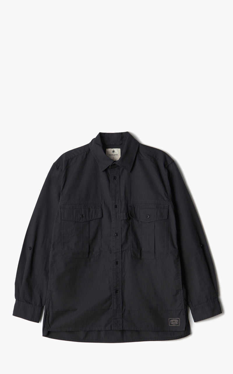 Snow Peak Takibi Light Ripstop Shirt Black