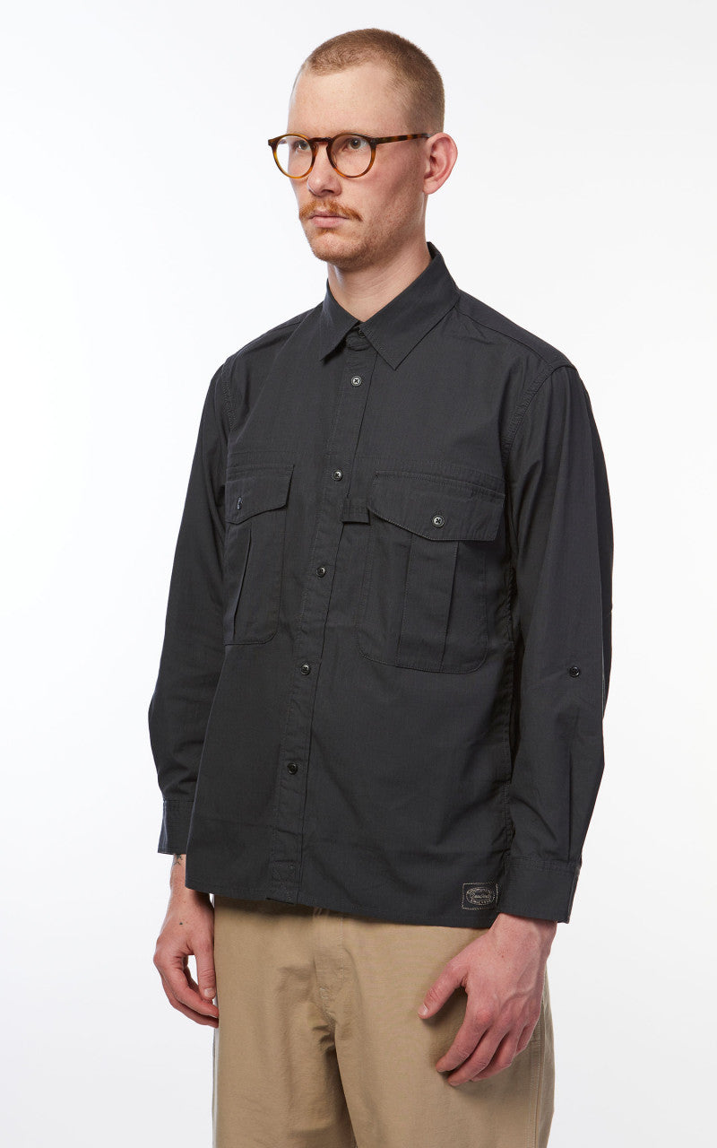 Snow Peak Takibi Light Ripstop Shirt Black