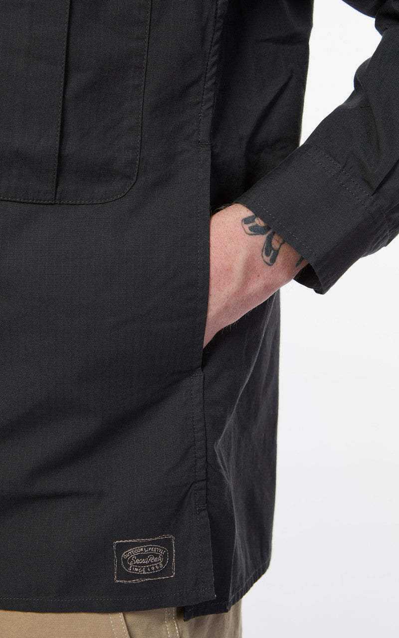 Snow Peak Takibi Light Ripstop Shirt Black