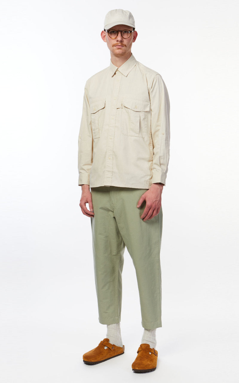 Snow Peak Takibi Light Ripstop Shirt Ivory