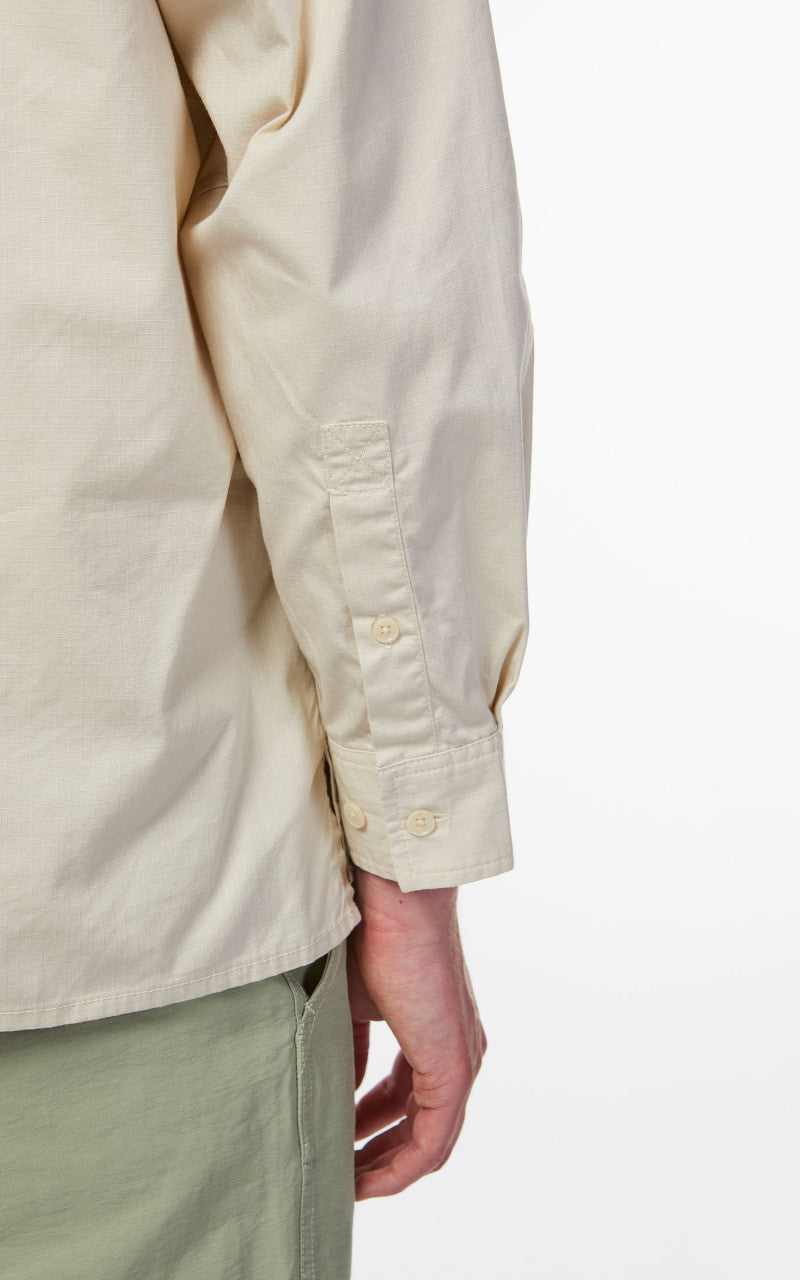 Snow Peak Takibi Light Ripstop Shirt Ivory