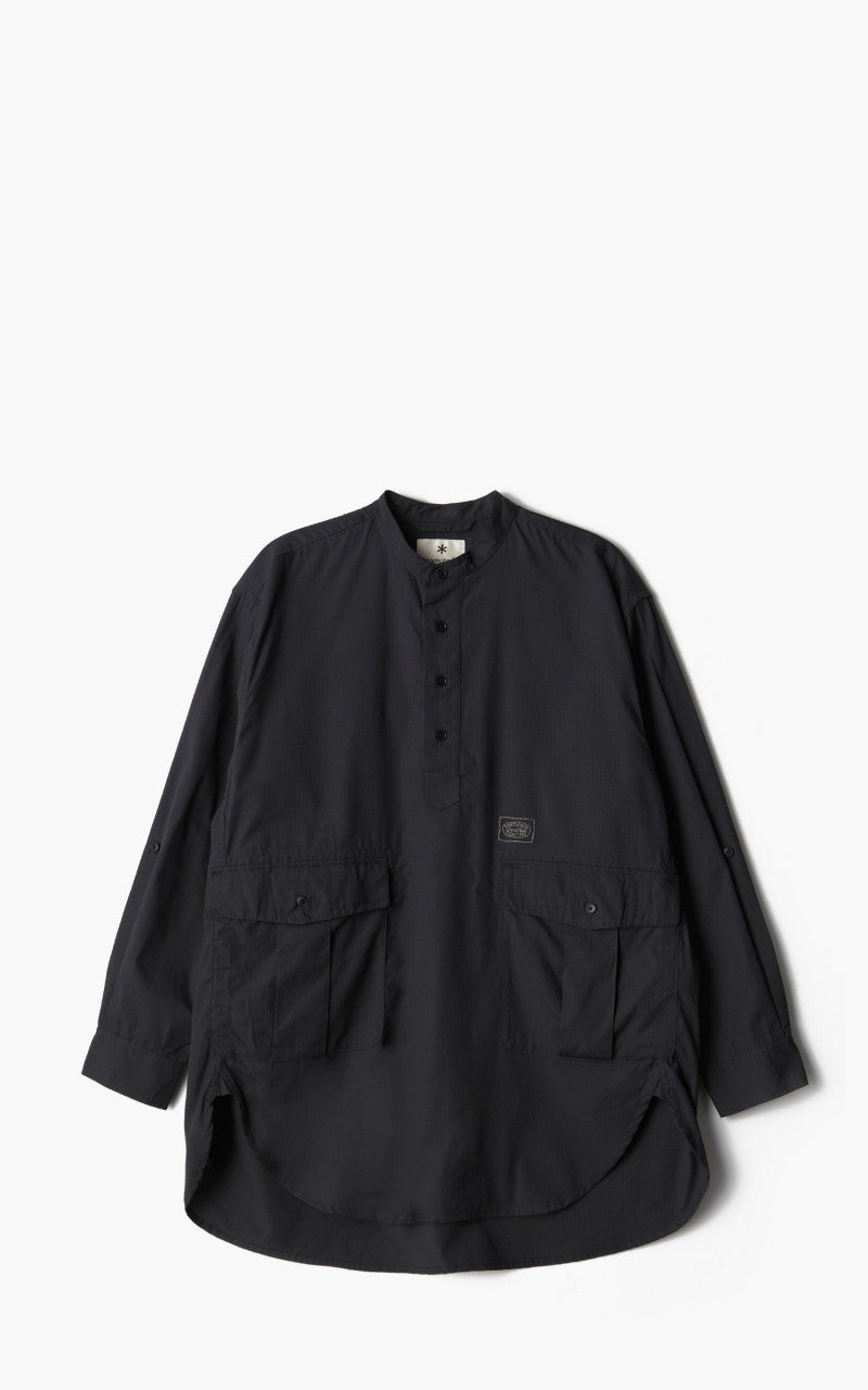 【 peak】TAKIBI Light Ripstop Pullover Snow Peak Takibi Light Ripstop Pullover Shirt Black