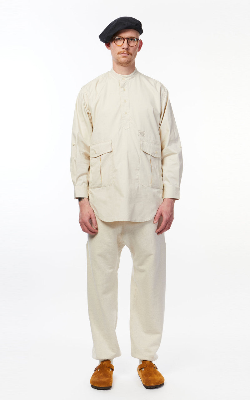 Snow Peak Takibi Light Ripstop Pullover Shirt Ivory