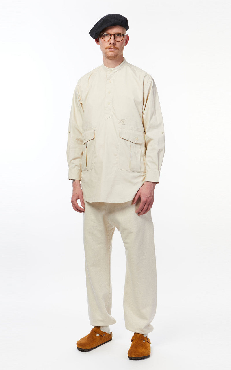 Snow Peak Takibi Light Ripstop Pullover Shirt Ivory
