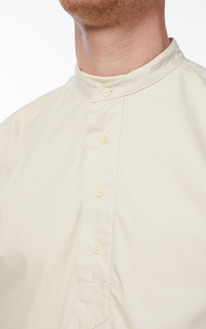 Snow Peak Takibi Light Ripstop Pullover Shirt Ivory