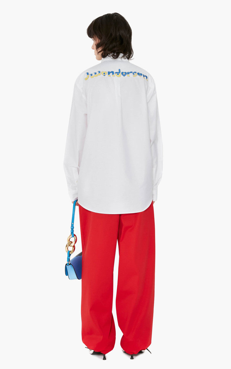 JW Anderson RH Chest And Back Embroidery Shirt White