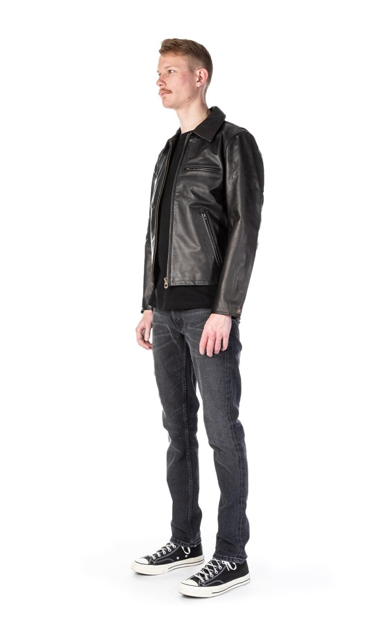 Shangri-La Heritage Varenne Leather Jacket Black