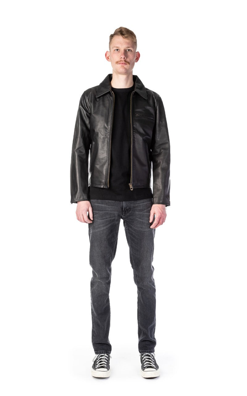 Shangri-La Heritage Varenne Leather Jacket Black