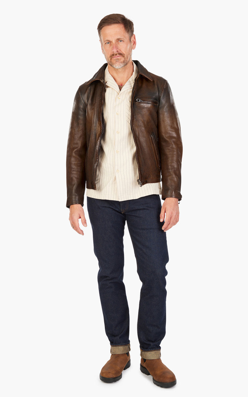 Shangri-La Heritage Varenne Leather Jacket Deserto
