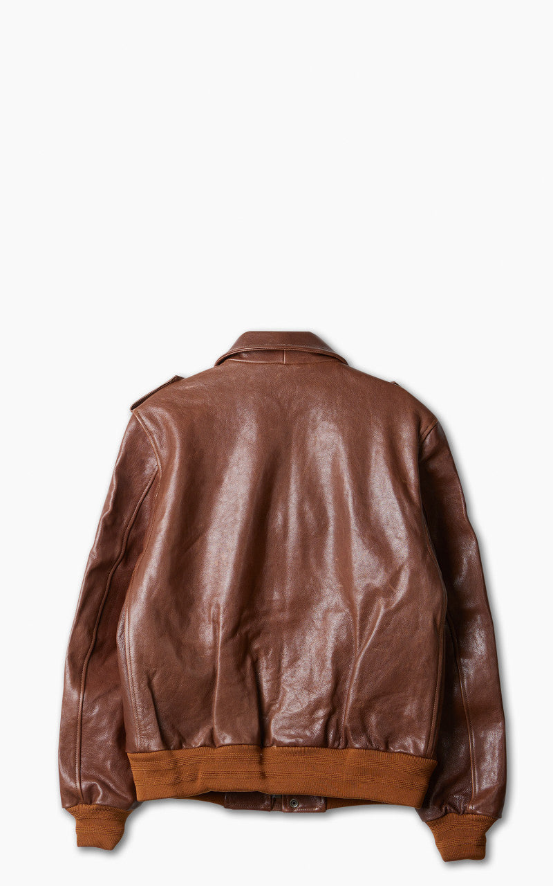 Shangri-La Heritage Don Gentile A-2 Flight Jacket Seal Brown