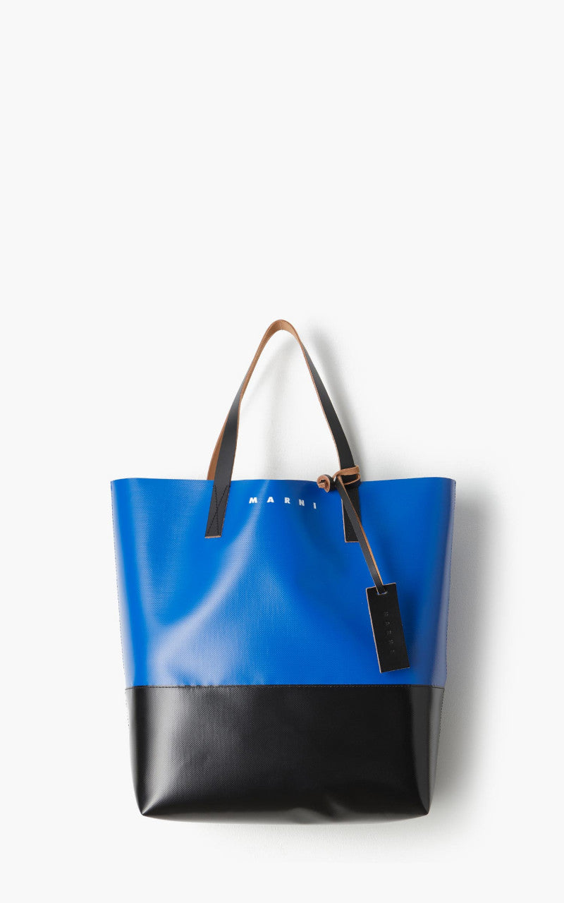 Marni Tribeca Shopping Bag Royal/Black/Black