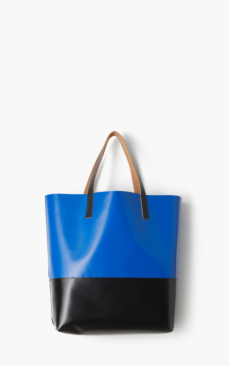 Marni Tribeca Shopping Bag Royal/Black/Black