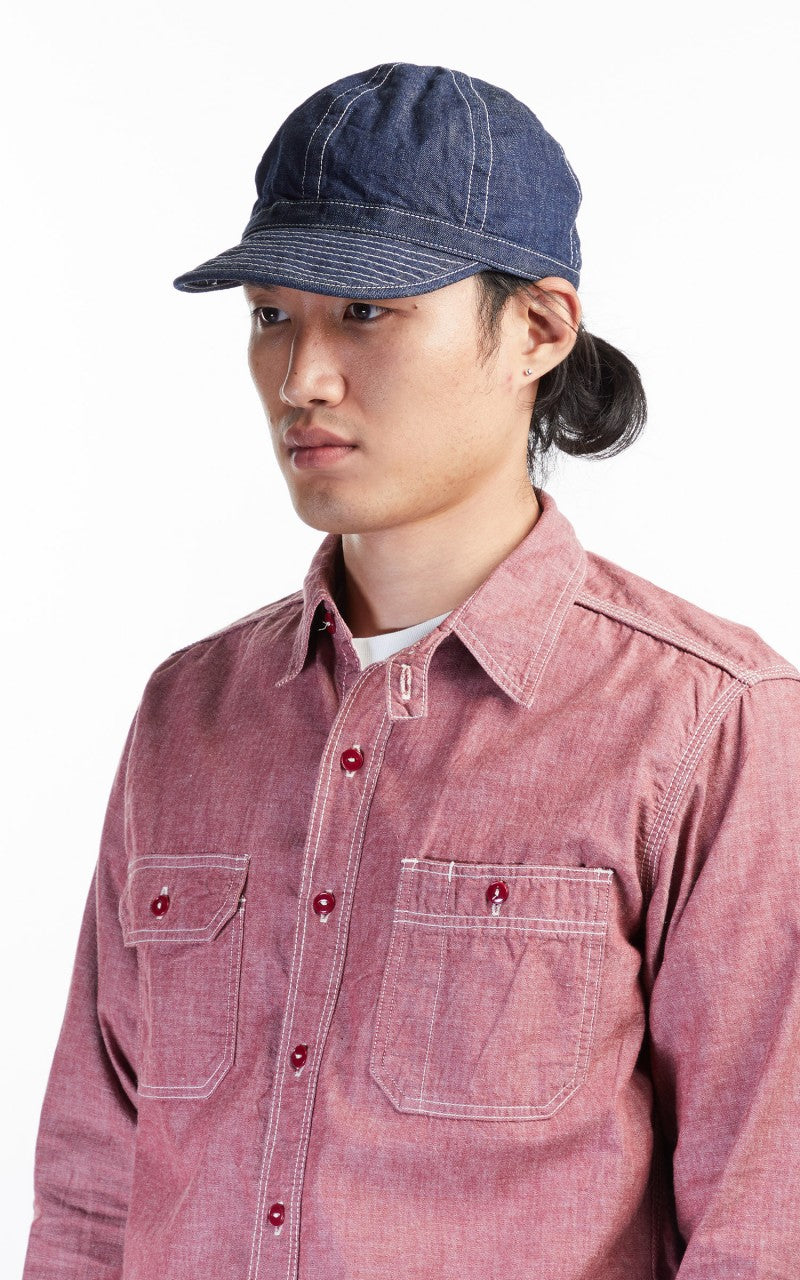 Momotaro Jeans SJ015 Denim Cap Indigo
