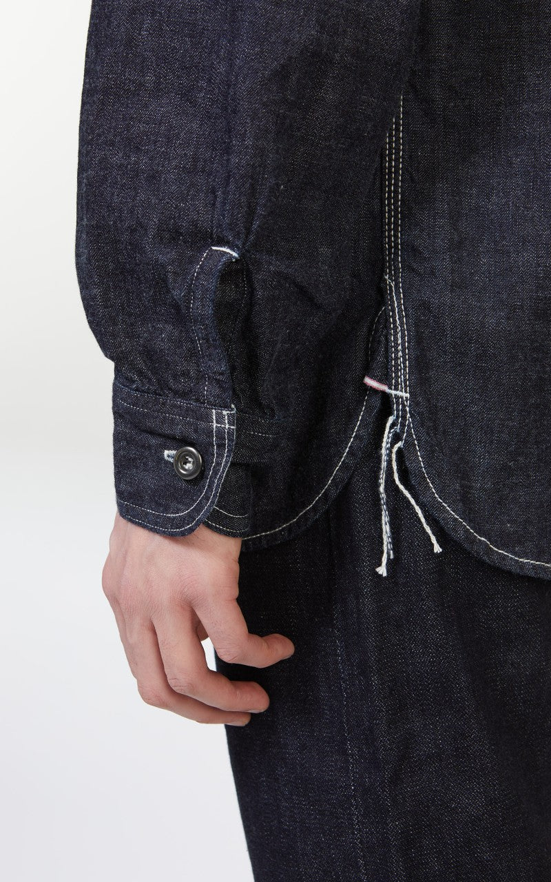 Momotaro Jeans SJ091D Selvedge Denim Work Shirt GTB