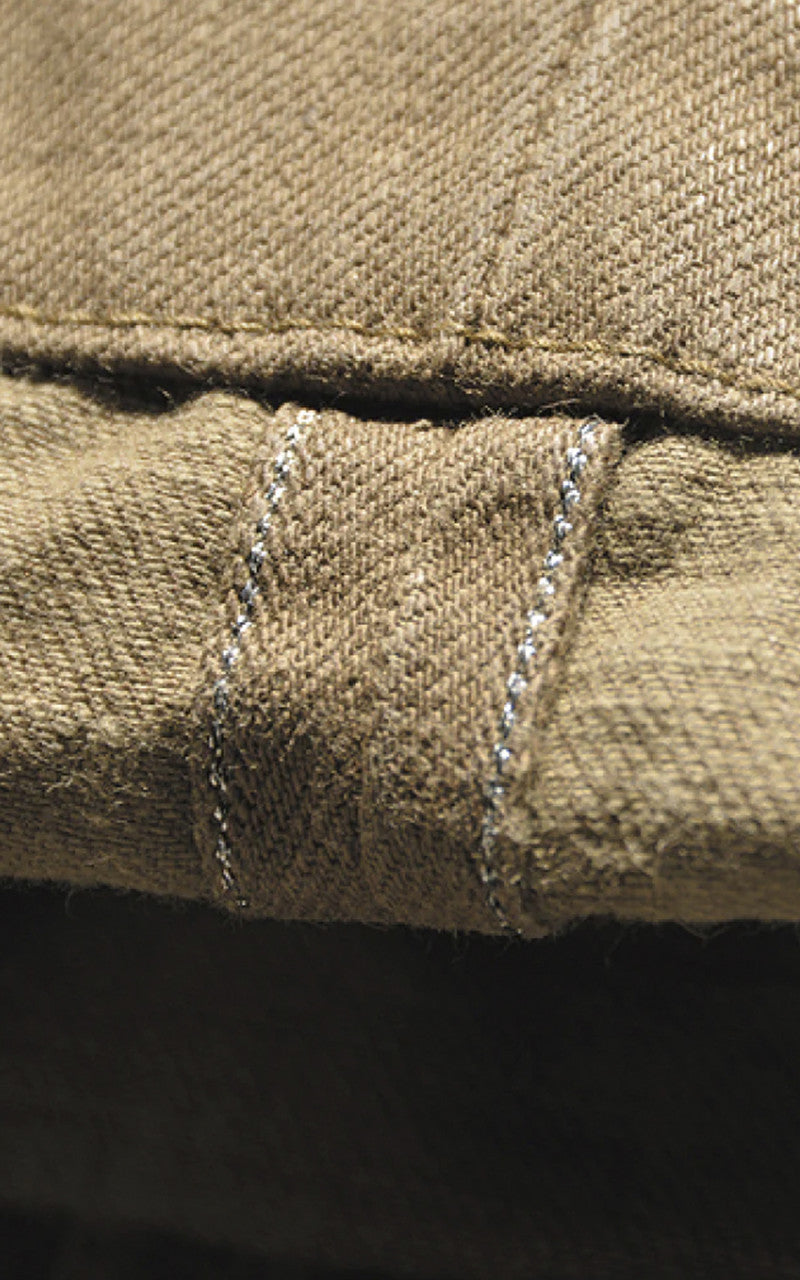 Samurai Jeans SJ48CP Wide Straight Chino Selvedge Khaki 15oz