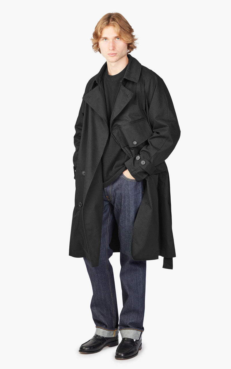 Snow Peak TAKIBI Chino Trench Coat Black