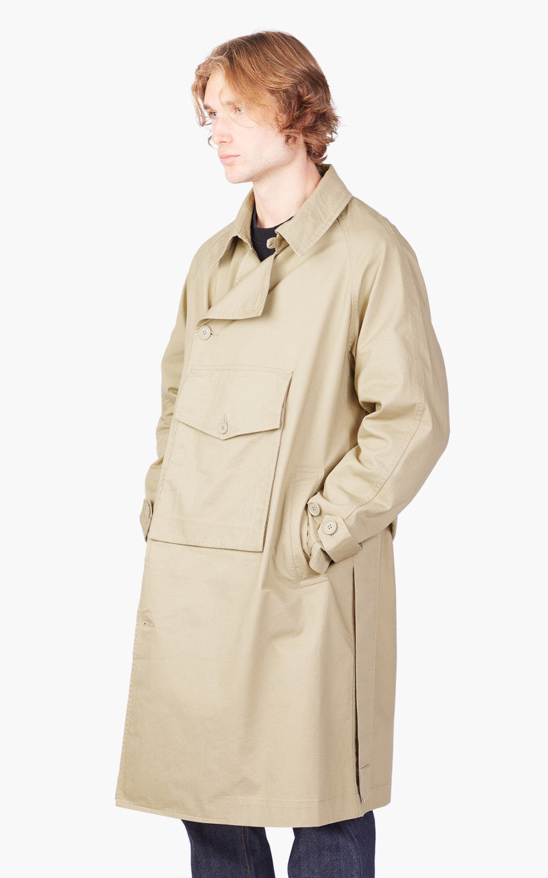 Snow Peak TAKIBI Chino Trench Coat Beige