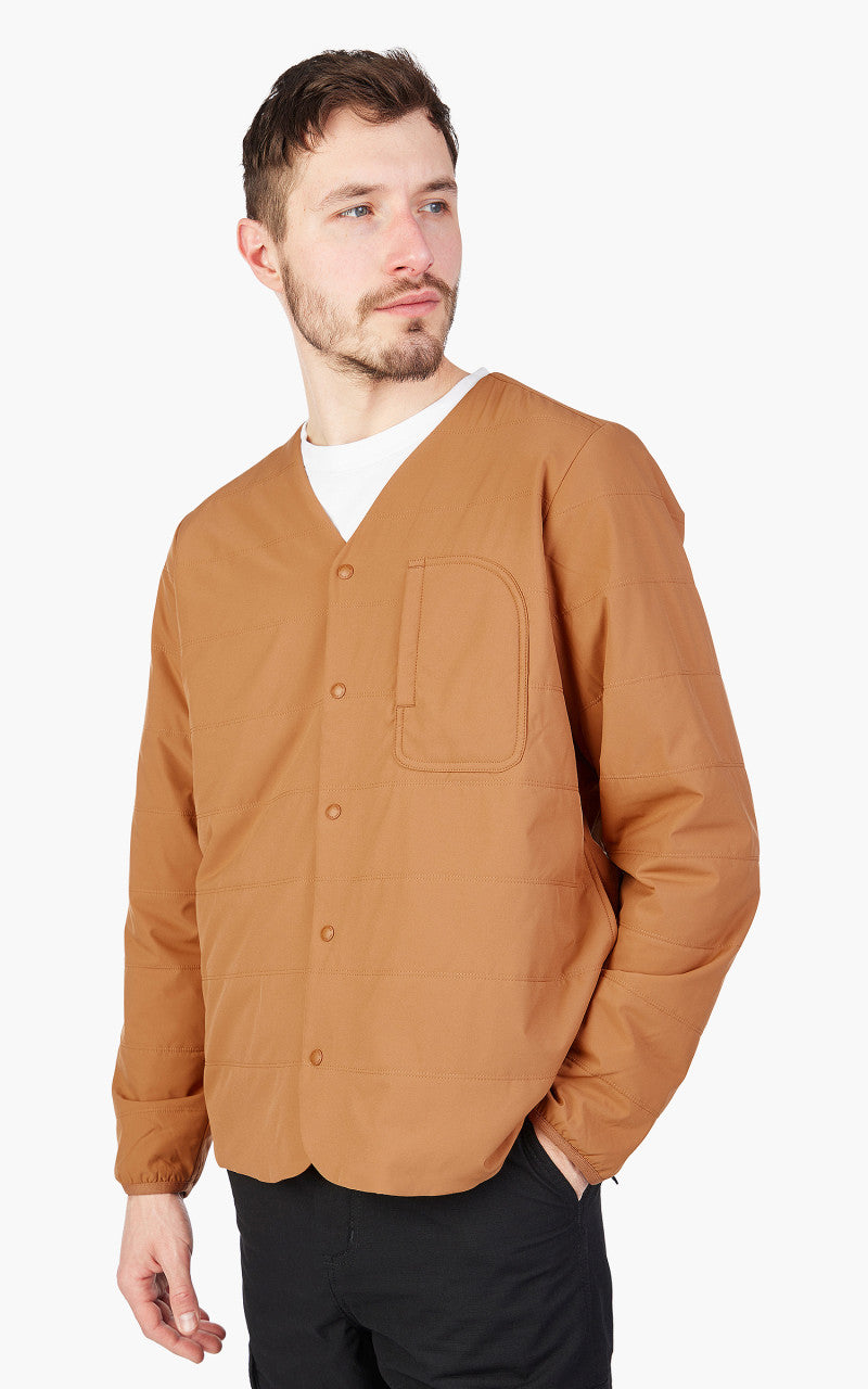 Snow Peak Flexible Insulated Cardigan Brown