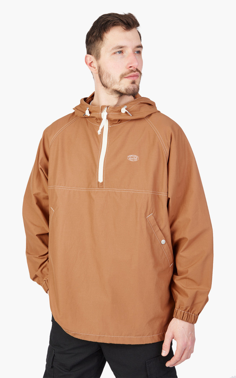 Snow Peak Light Mountain Cloth Parka Brown