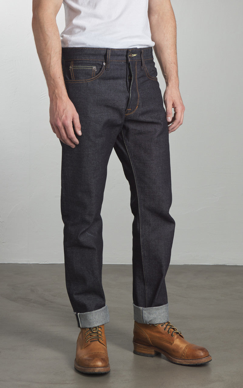 Railcar Fine Goods Spikes X100 Tapered Japanese Selvedge Indigo 15oz