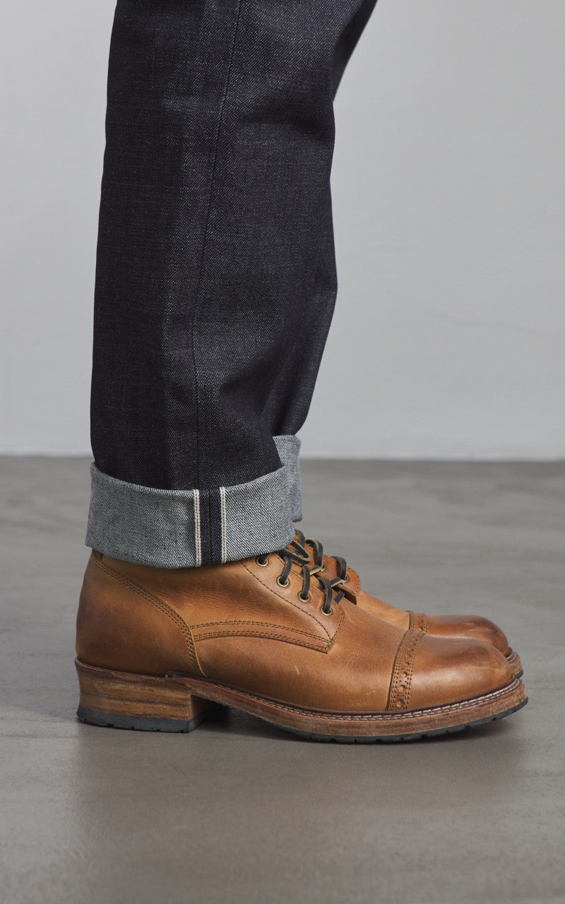 Railcar Fine Goods Spikes X100 Tapered Japanese Selvedge Indigo 15oz