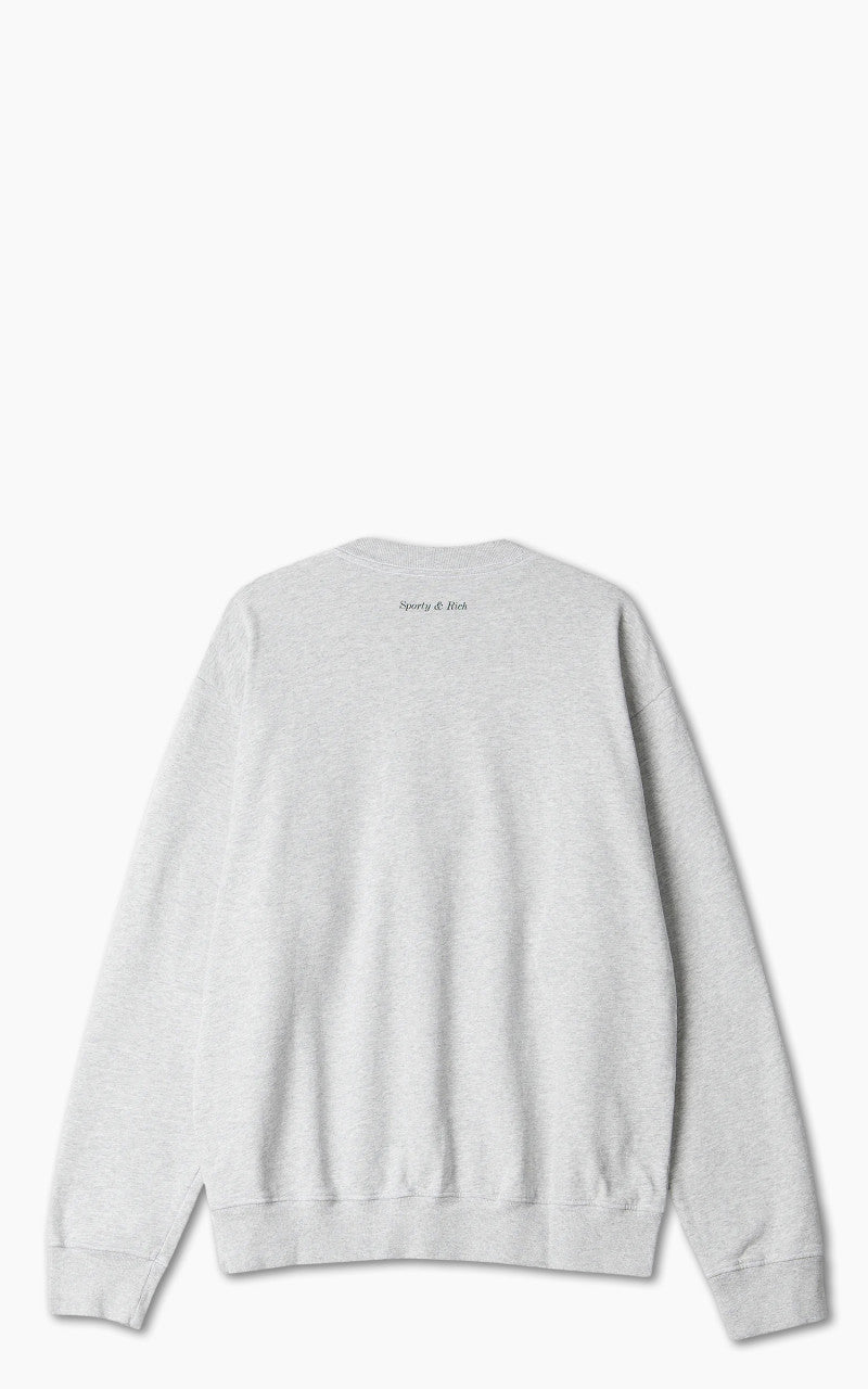 Sporty & Rich Wellness Boucle Crewneck Heather Grey